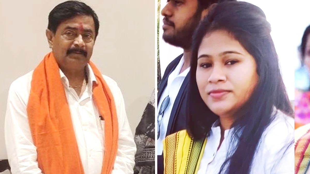 कांग्रेस नेता दीपक जोशी और BJP प्रत्याशी मोनिका बट्टी. (फाइल फोटो)