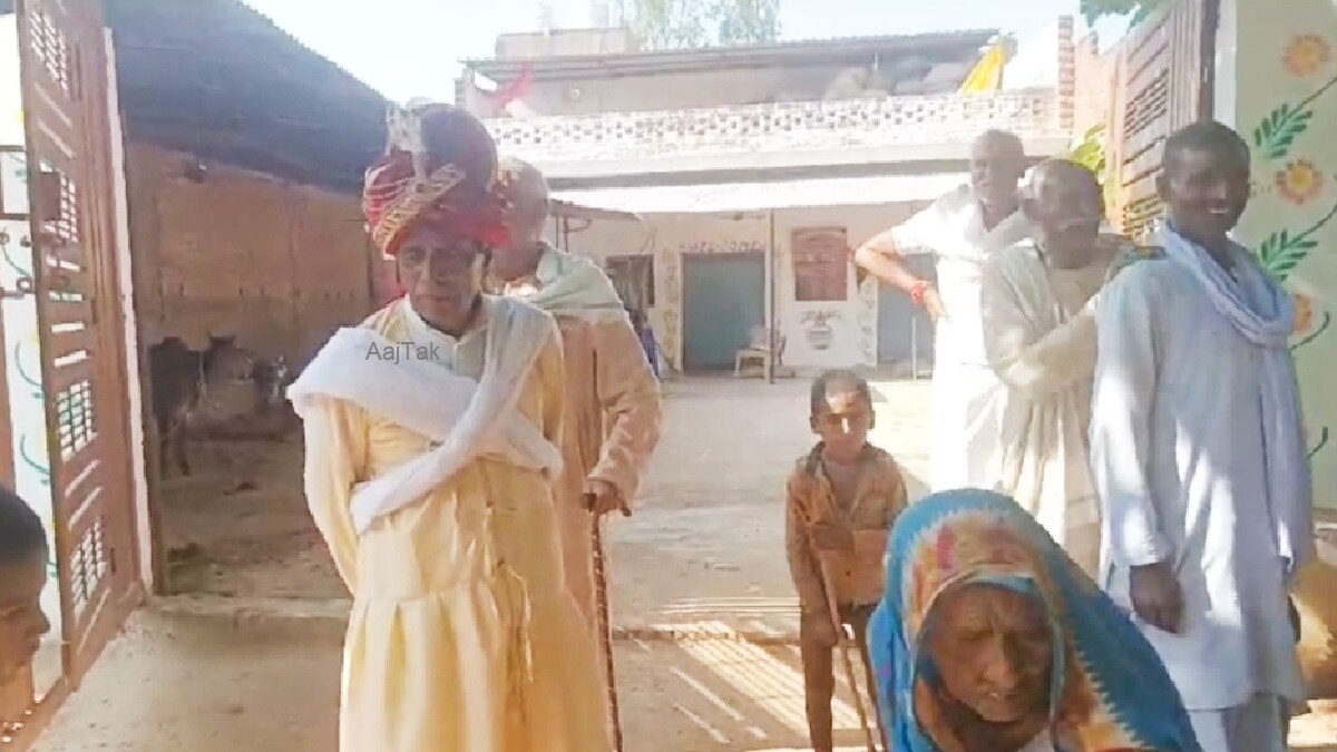 75 साल का बुजुर्ग बना दूल्हा.