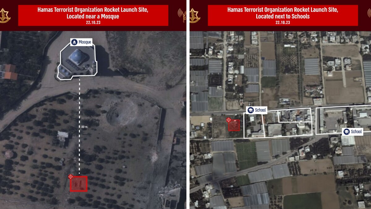 इजरायल ने हमास के हमलों के सुबूत दिखाए हैं.