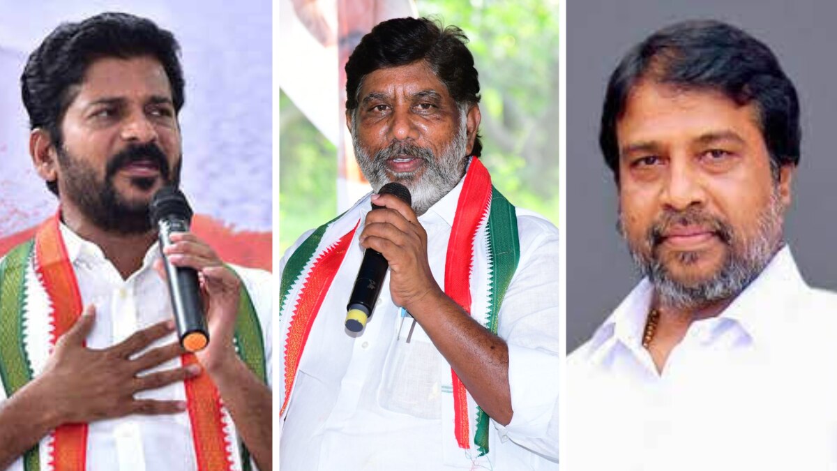 तेलंगाना में कांग्रेस नेता रेवंत रेड्डी, भट्टी विक्रमार्क और दामोदर राजा नरसिम्हा बड़े चेहरे के तौर पर पहचाने जाते हैं.