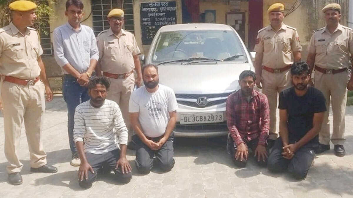 भेड़-बकरियां चुराने वाले चार आरोपी गिरफ्तार