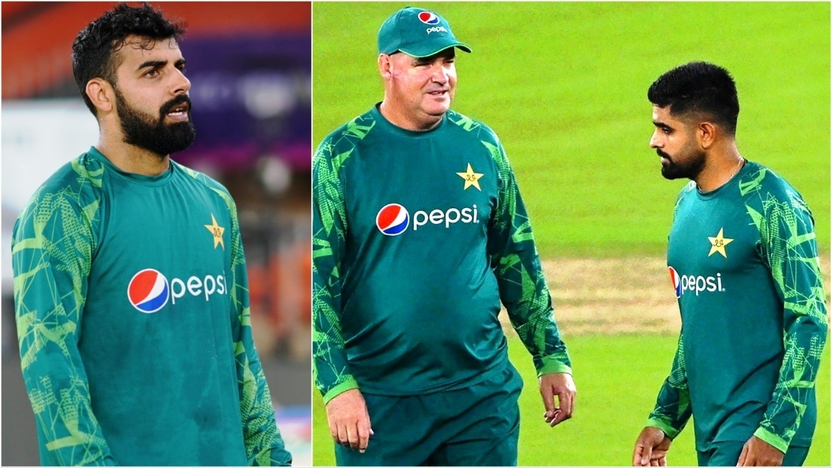 शादाब खान और बाबर आजम अहमदाबाद में प्रैक्ट‍िस के दौरान (@PCB)