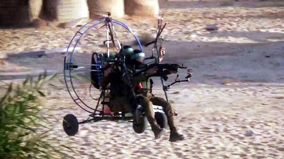 इजरायल में पैरा ग्लाइडिंग के जरिए उतरे थे हमास के लड़ाके