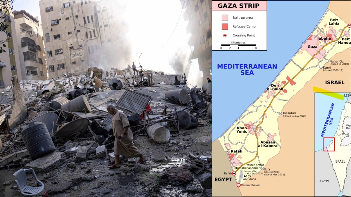 Gaza Strip- गाजा पट्टी: 41 KM लंबी जमीन का वो टुकड़ा, जिसके लिए लड़ रहे इजरायल-फिलीस्तीन!