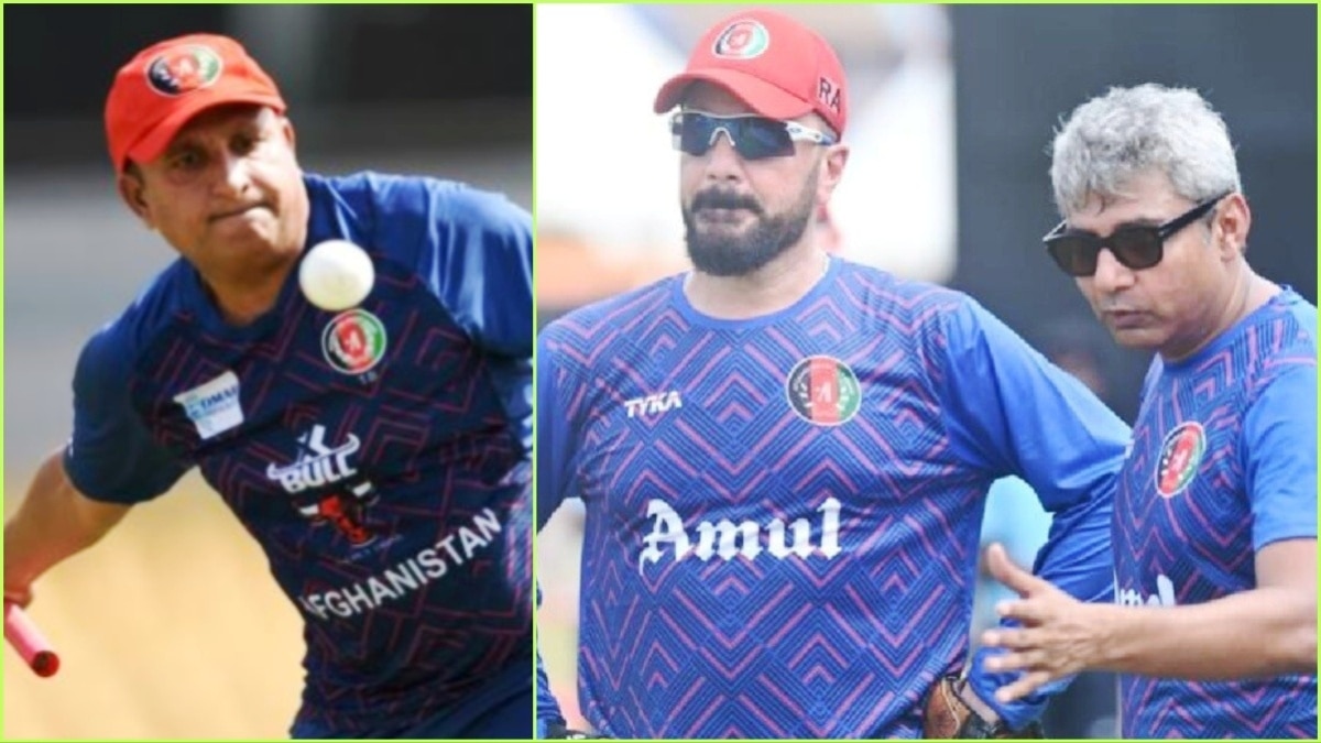 अफगान‍िस्तान टीम के म‍िलाप मेवाड़ा बल्लेबाजी कोच और अजय जडेजा मेंटर हैं (@ACB) 