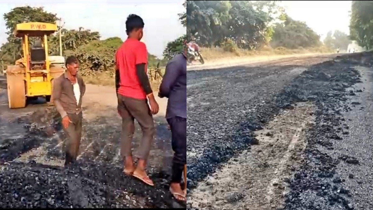 शाहजहांपुर में दबंगों ने निर्माणधीन सड़क को खोद डाला 