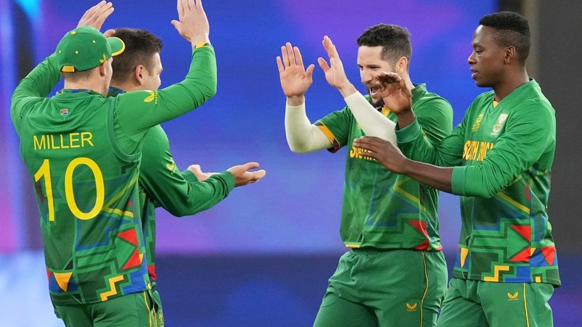 वर्ल्ड कप 2023 में साउथ अफ्रीका टीम. (Getty)
