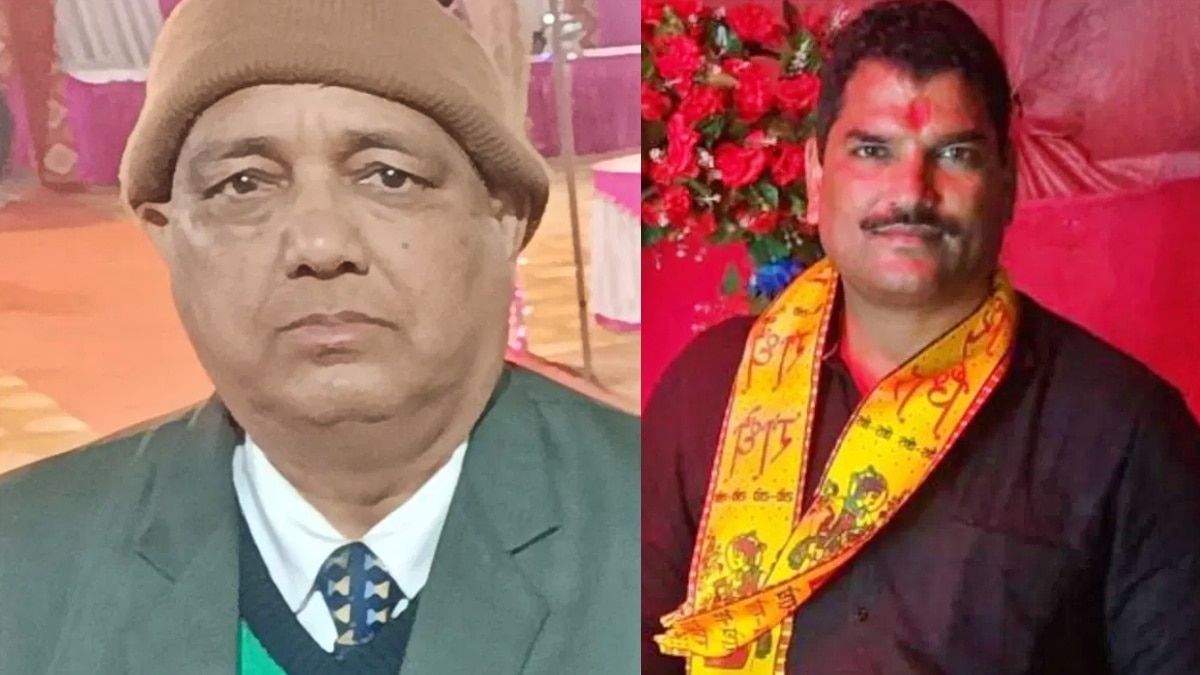 मृतक डॉ घनश्याम तिवारी और आरोपी अजय नारायण (फाइल फोटो) 