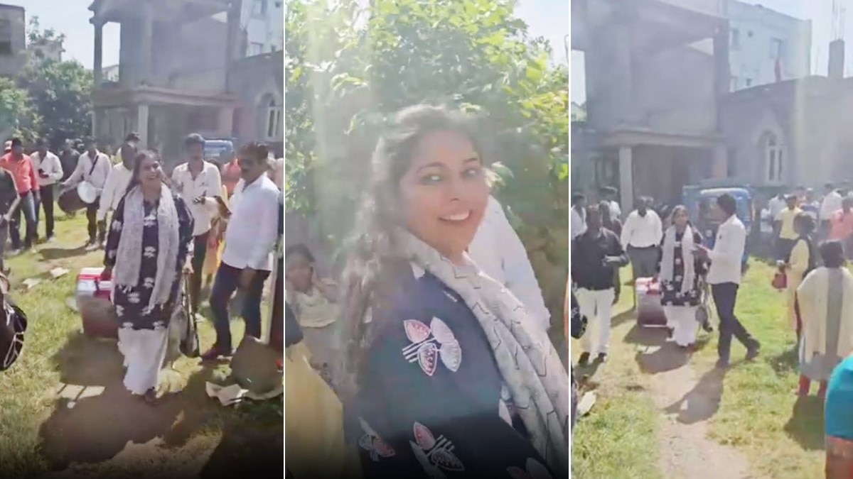 बैंड-बाजा और आतिशबाजी के साथ बेटी के घर वापस लाए माता-पिता