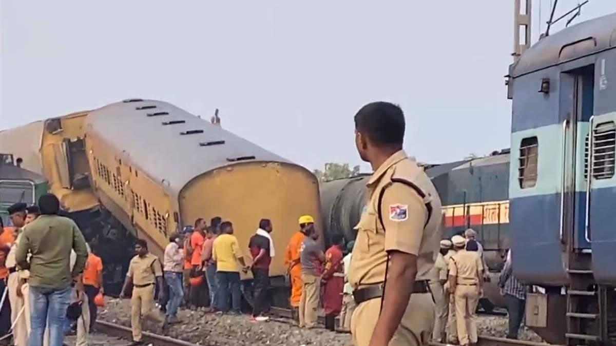 Andhra train accident Updates