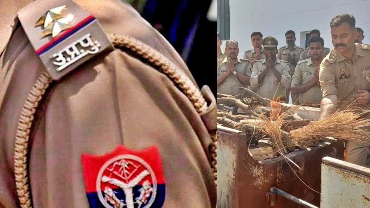 लखनऊ पुलिस ने किया महिला का अंतिम संस्कार 