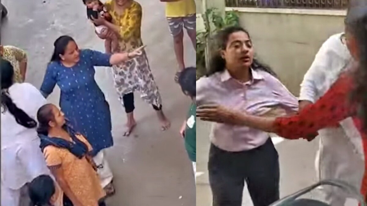 अहमदाबाद में महिलाओं के बीच सड़क पर बहस, फिर छीना-झपटी 