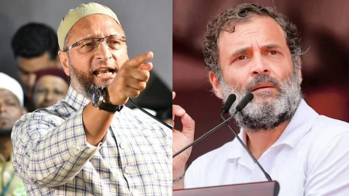 एआईएमआईएम चीफ असदुद्दीन ओवैसी ने कांग्रेस नेता राहुल गांधी को हैदराबाद से अपने खिलाफ चुनाव लड़ने की चुनौती दी.