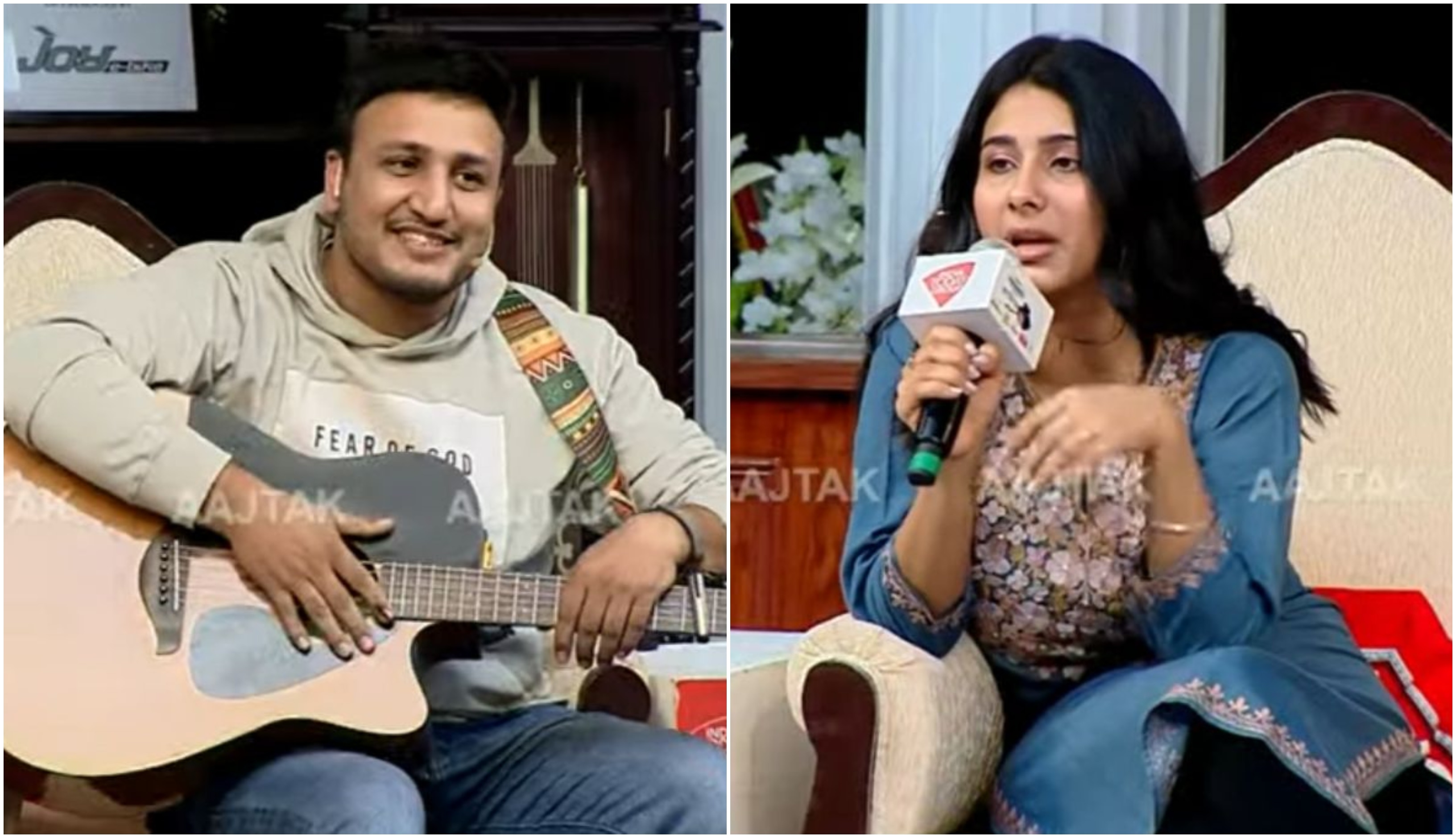 साहित्य आजतक में नायाब मिधा और अर्जन सिंह ने बांधा समां (तस्वीर- आजतक) 