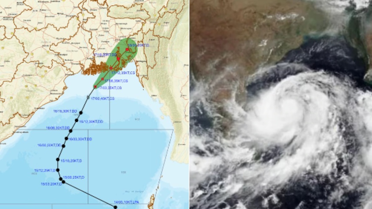 Cyclone 'Midhili' में बदला बंगाल की खाड़ी पर बना गहरा दवाब, इन राज्यों पर असर, जानें कहां होगा लैंडफॉल