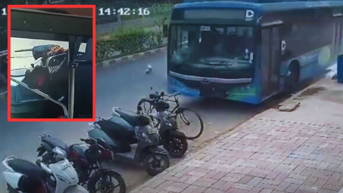 दिल्ली में बस हादसे की तस्वीर आई सामने