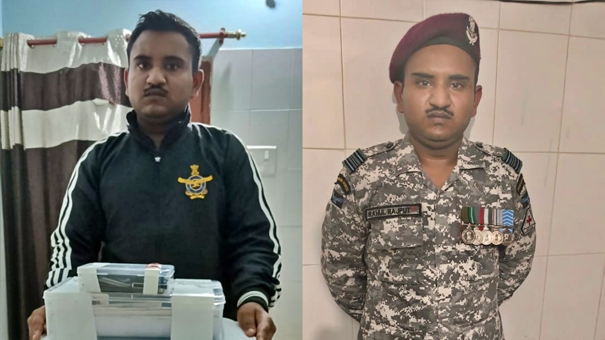 कानपुर: पुलिस की गिरफ्त में एयरफोर्स का फर्जी ऑफिसर 