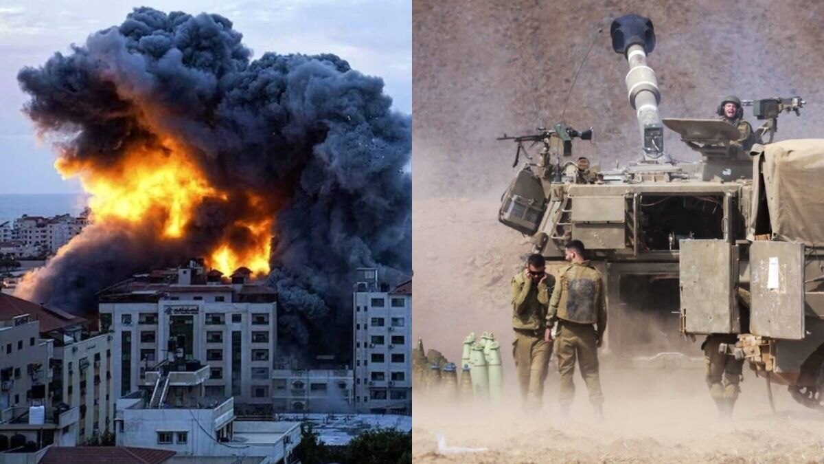 गाजा में इजरायली सेना के हमले जारी