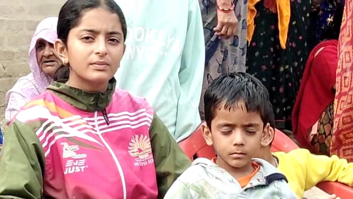 मृतक पटवारी की मासूम बेटी ने पुलिस-प्रशासन पर उठाए सवाल.  