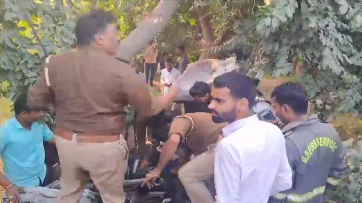 सीतापुर में सड़क हादसा.