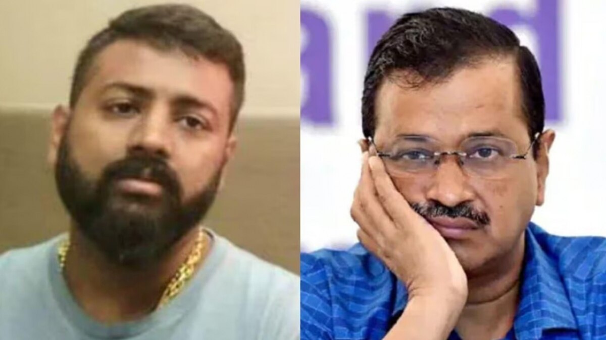 सुकेश चंद्रशेखर, दिल्ली सीएम अरविंद केजरीवाल (फाइल फोटो)