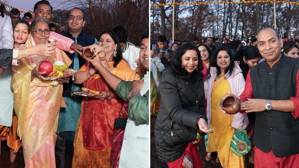 अमेरिका में बसे भारतवंशी कैसे मना रहे छठ? देखें PHOTOS और VIDEO