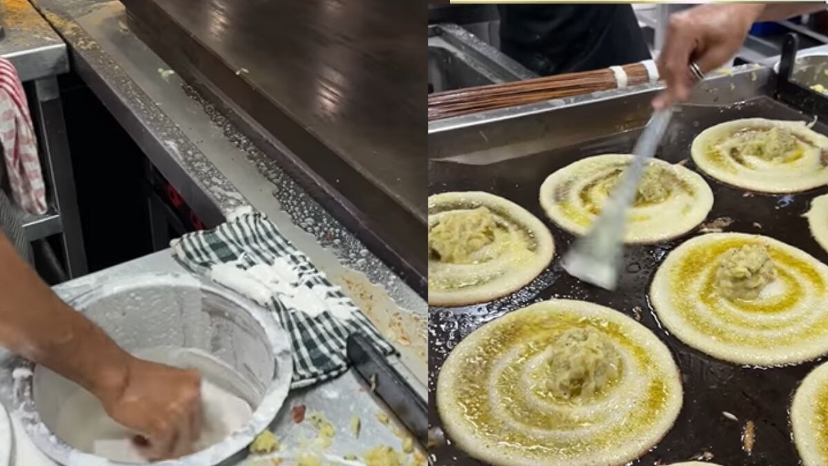 डोसे वाले ने तवा साफ करने के लिए इस्तेमाल की ऐसी चीज, देख लिया तो मन खट्टा होना पक्का