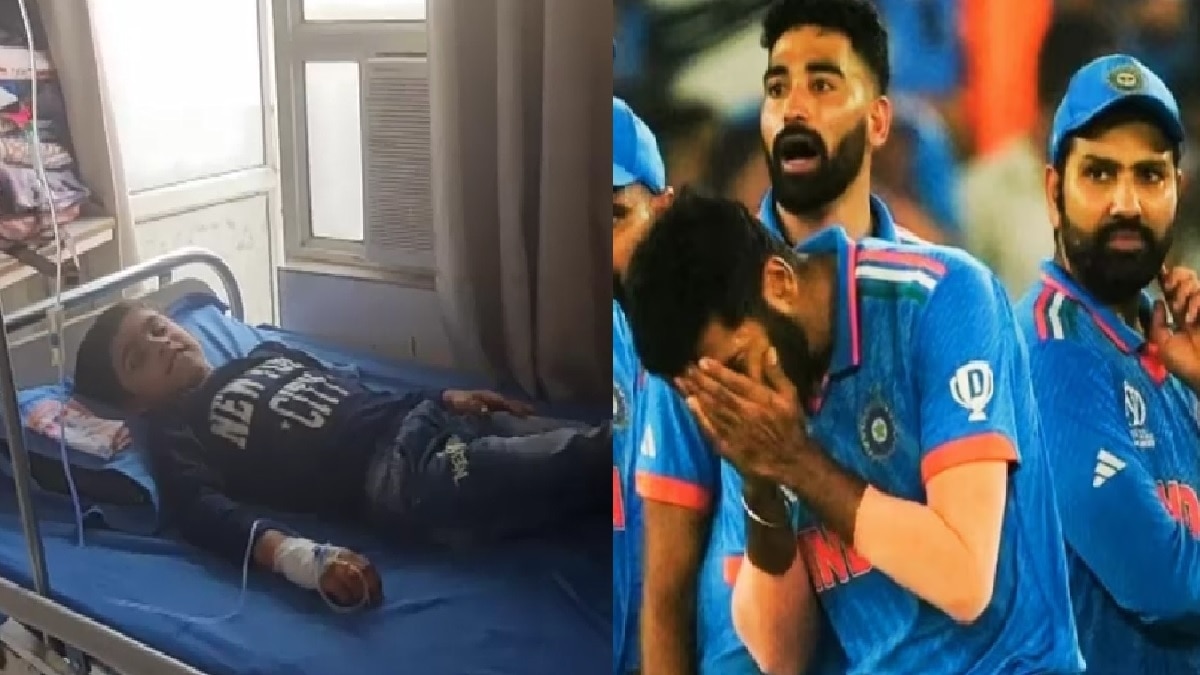 अस्पताल में भर्ती मासूम.