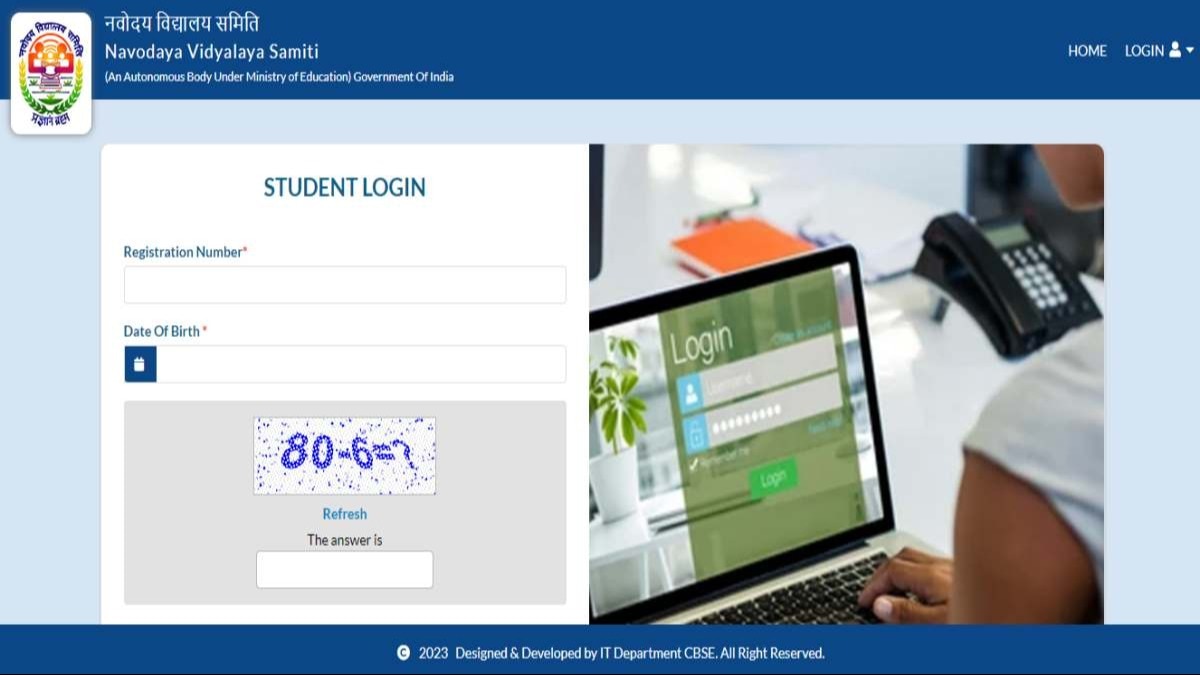 JNVST Class 6 admit Card 2023