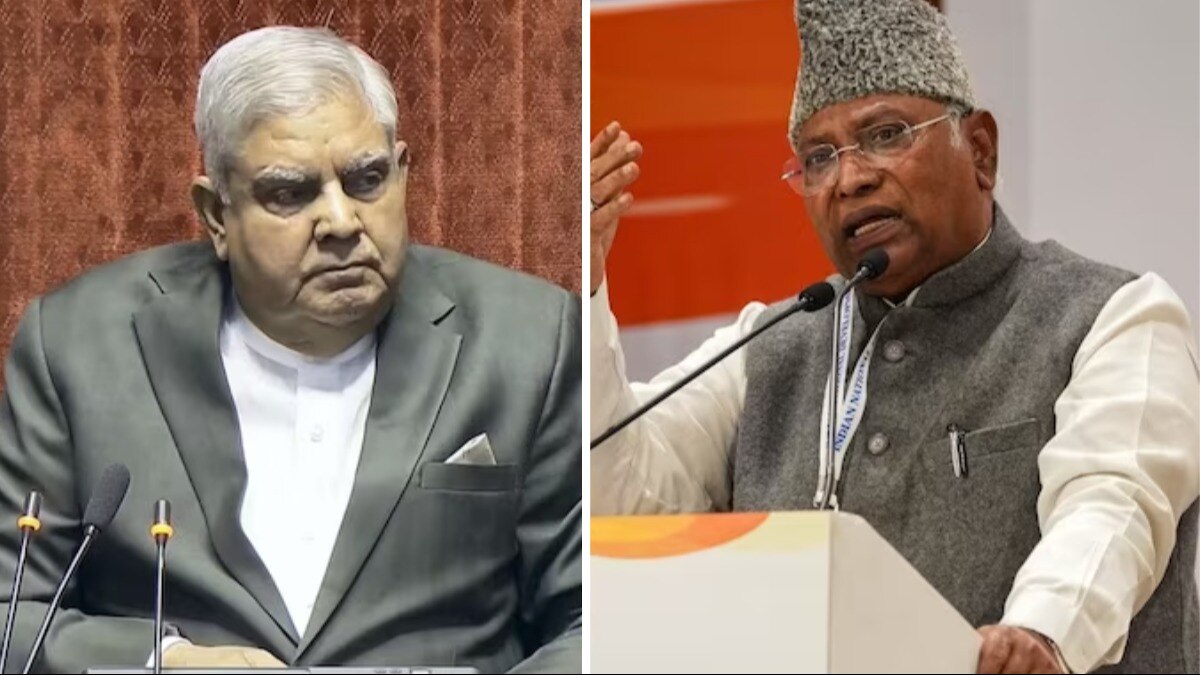 जगदीप धनखड़ और मल्लिकार्जुन खड़गे