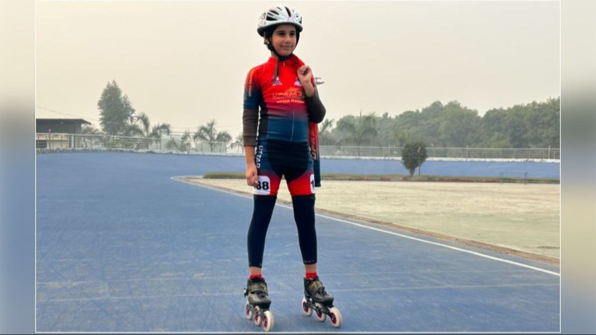 स्केटिंग चैंपियन समृद्धि.