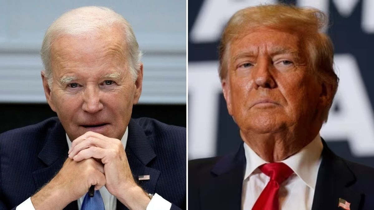 अमेरिकी राष्ट्रपति जो बाइडेन और पूर्व राष्ट्रपति डोनाल्ड ट्रंप. (फाइल फोटो)