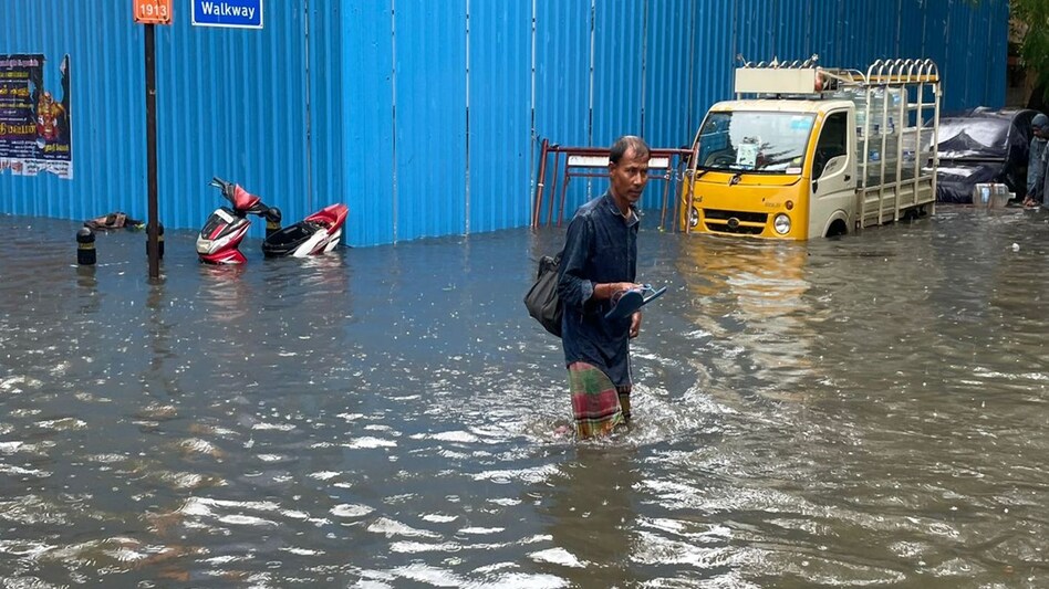 तूफान 'मिचौंग' का असर, पानी-पानी हुई चेन्नई - Impact of storm 'Michong', Chennai inundated