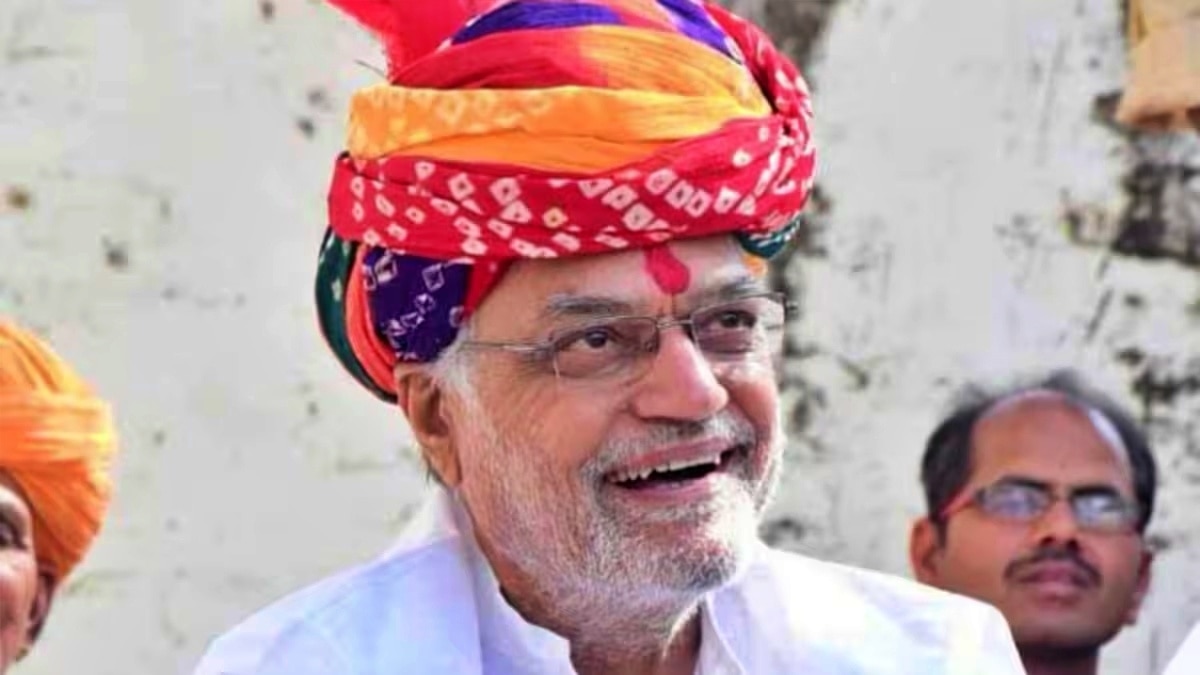 राजस्थान: कांग्रेस के दिग्गज नेता सीपी जोशी 