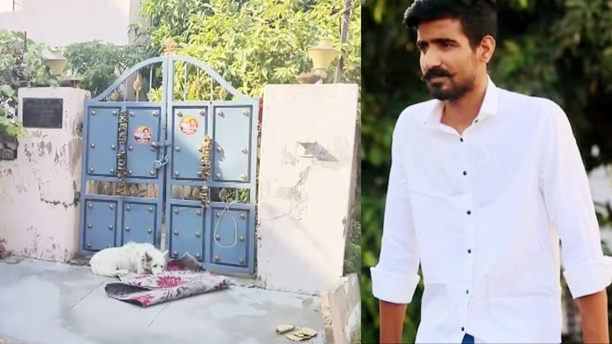 सुखदेव गोगामेड़ी हत्याकांड के आरोपी रोहित राठौड़ का घर. (फोटो:aajtak)