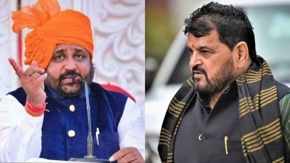 सुखदेव सिंह गोगामेड़ी और बृजभूषण शरण सिंह (फ़ाइल फ़ोटो) 