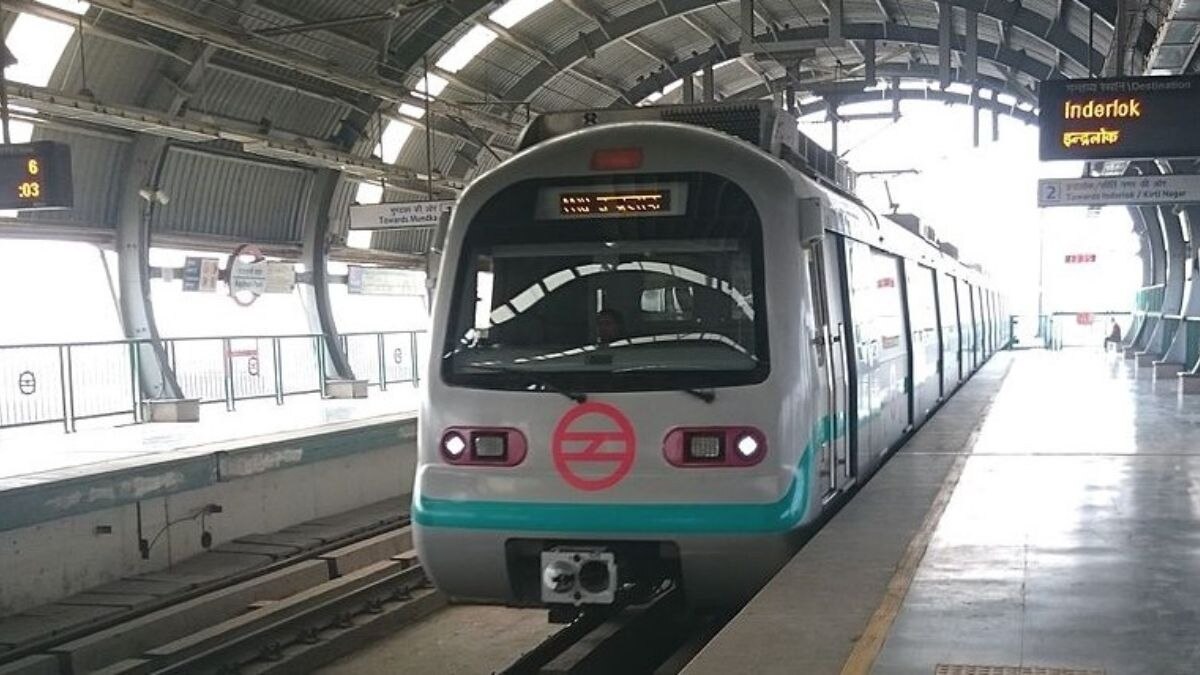 दिल्ली मेट्रो के इंद्रलोक स्टेशन पर हुई थी घटना (फाइल फोटो)