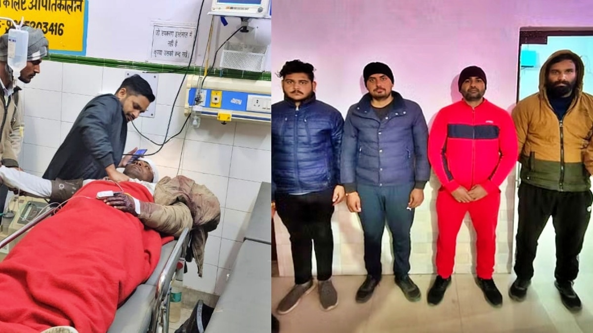 संभल: पुलिस की गिरफ्त में आरोपी बाउंसर 