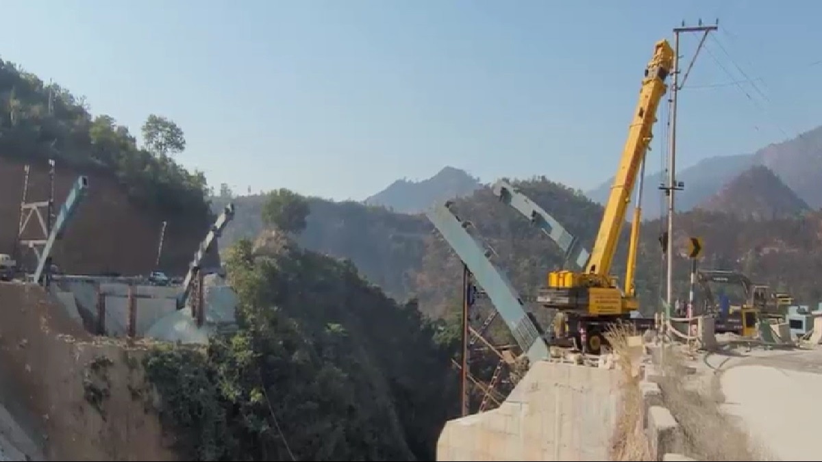 रुद्रप्रयाग में बन रहा सिग्नेचर ब्रिज.