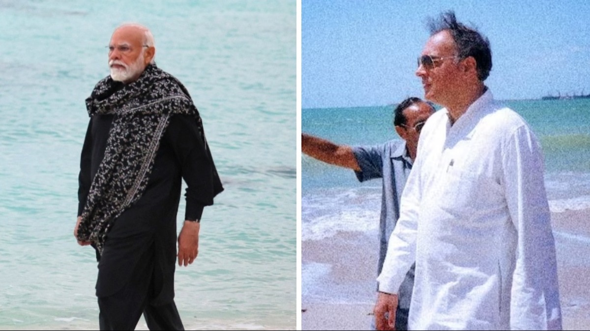 प्रधानमंत्री नरेंद्र मोदी साल 2024 और राजीव गांधी साल 1987 में लक्षद्वीप दौरे पर पहुंचे थे.