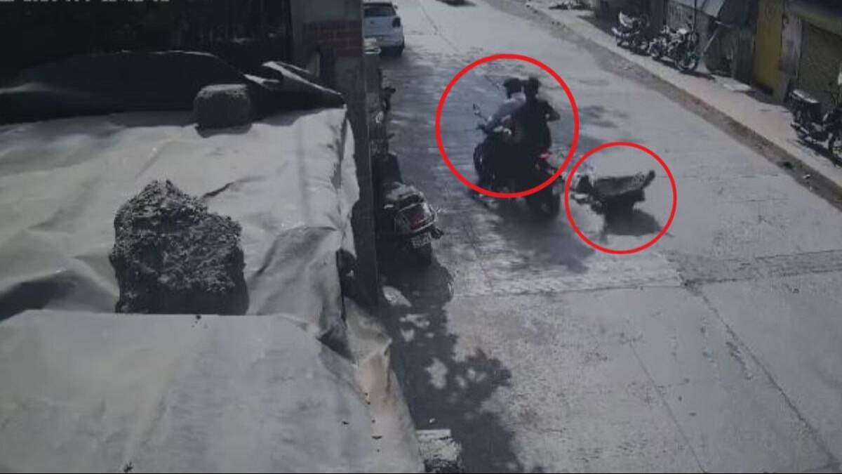 सड़क हादसे का वीडियो वायरल.