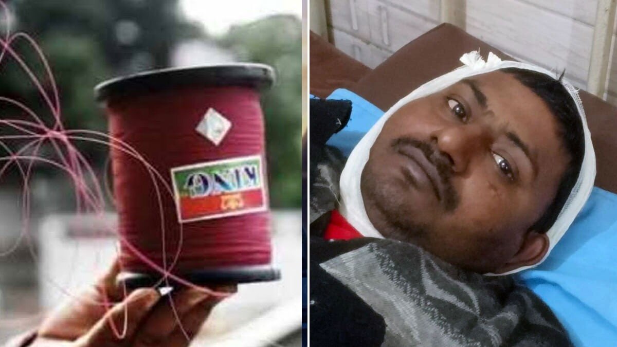 चाइनीज मांझे से कटी युवक की जान