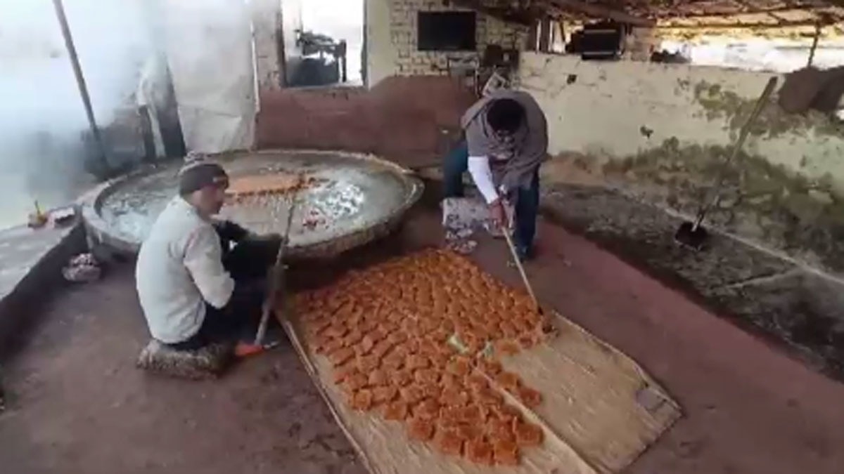 मुजफ्फरनगर से 1 हजार किलो गुड़ अयोध्या पहुंचा 