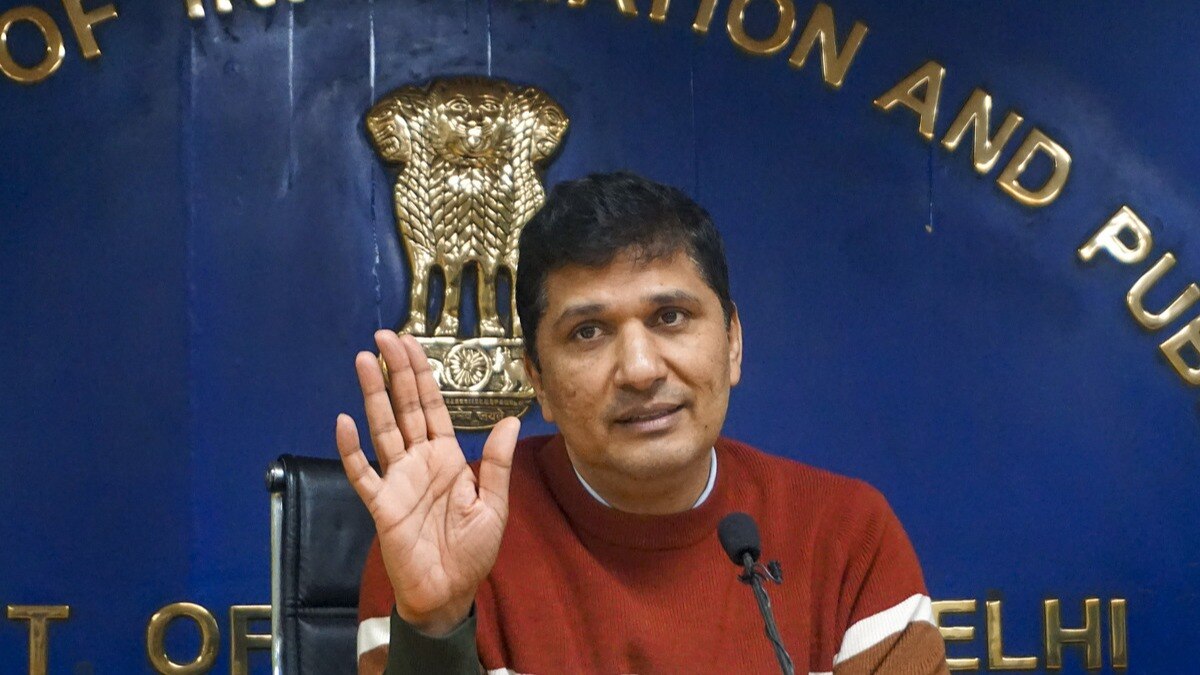 सौरभ भारद्वाज ने केंद्र पर भारत मंडपम में रामलीला की परमिशन न देने का आऱोप लगाया है