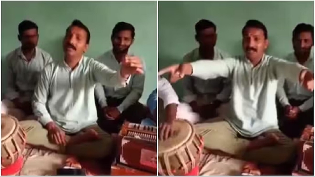 शख्स ने क्लासिकल अंदाज में गाया जॉनी- जॉनी