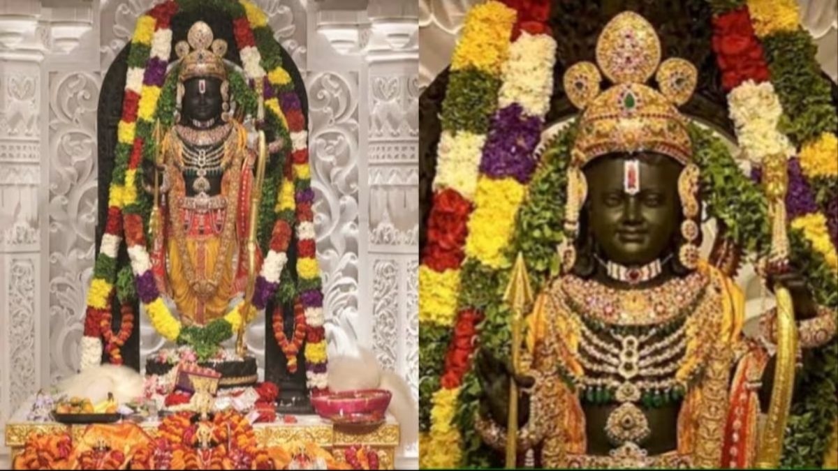 रामलला की दिव्य प्रतिमा. (Photo- PTI)