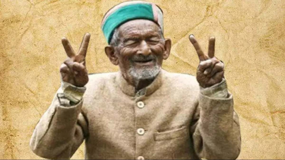 National Voters Day 2024: स्वतंत्र भारत के पहले मतदाता श्याम सरन नेगी की फाइल फोटो (ANI)