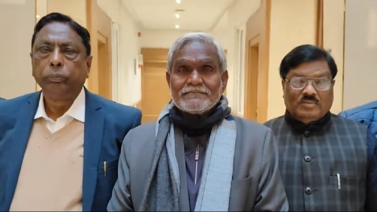 आज दोपहर को सीएम पद की शपथ लेंगे चंपई सोरेन. (photo Screengrab) 