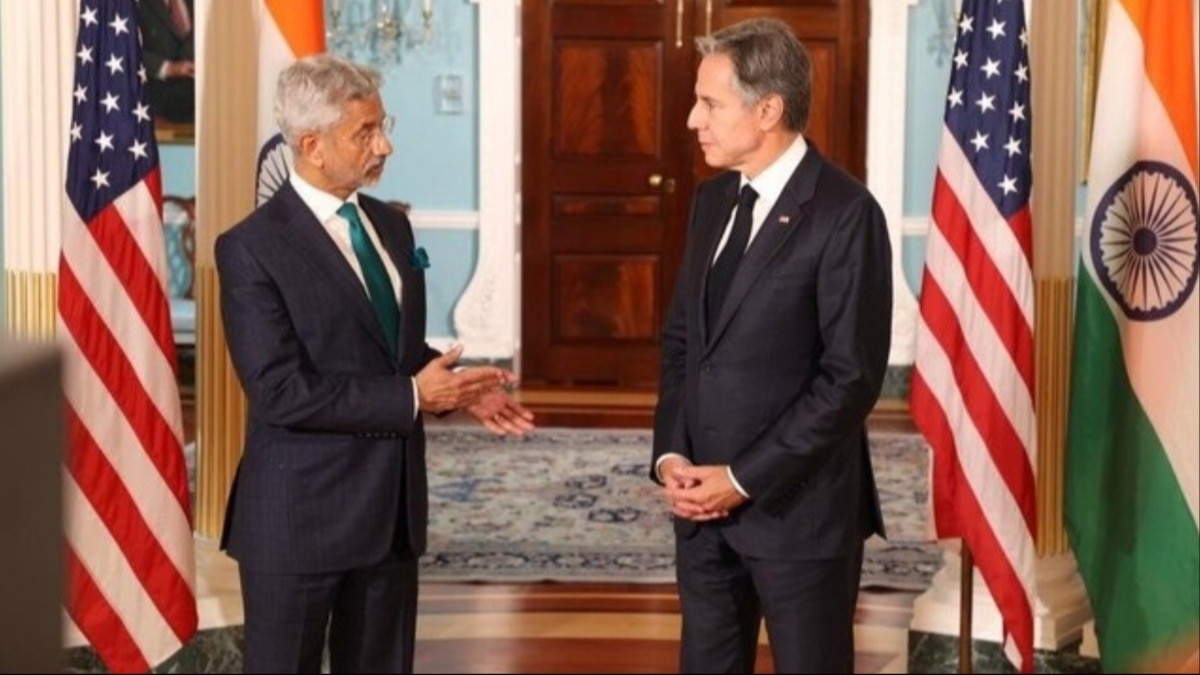 अपने अमेरिकी समकक्ष एंटनी ब्लिंकन के साथ विदेश मंत्री एस जयशंकर (Photo- @DrSJaishankar/X)