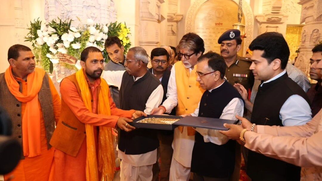 फिर अयोध्या पहुंचे Amitabh Bachchan, लिया रामलला का आशीर्वाद, खास प्रोजेक्ट पर शुरू काम